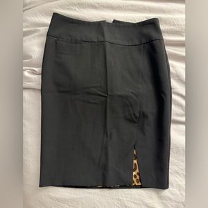 Black express skirt.